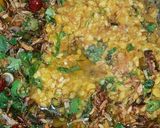 A picture of step 3 of Bhoni char(4) mix daal.