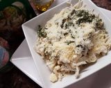 Foto del paso 1 de la receta: Fideos pesto gratinados a la crema!