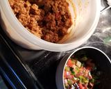 A picture of step 2 of Sloppy Joe Stuffed Mini-Eggplant & Zucchini.