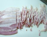 A picture of step 4 of An Easy Side Dish Salad with Crispy Bacon and Daikon Radish.