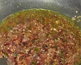 Gambar langkah 2 resipi Terung balado ikan bilis.