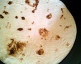 A picture of step 3 of Mae's breakfast burritos.