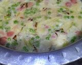 A picture of step 5 of Vegetable egg rice.