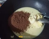 A picture of step 3 of Chocolate Walnut Fudge (Eggless).