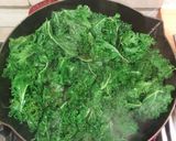 A picture of step 8 of Sauteed kale with pancetta.
