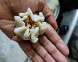A picture of step 4 of Rice flour Modak.