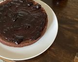 A picture of step 8 of Black Forest cake.