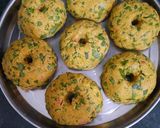 A picture of step 3 of Makki ka Dhokla.