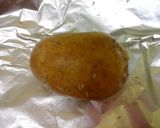 A picture of step 1 of Irmgards Cheesy Bacon Melt with Jacket Potato.