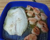 A picture of step 5 of Microwave Steamed Shrimp/Fish in Lemon Butter Sauce.