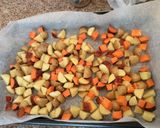 A picture of step 7 of Roasted Baby Golden/Sweet Potatoes.