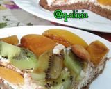 Foto del paso 6 de la receta: Torta de ricotta, durazno y kiwi