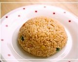 A picture of step 1 of Window Omurice for a Character Bento.