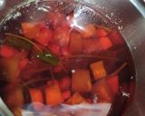A picture of step 3 of Veg Thukpa soup with noodles.