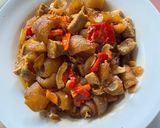 Foto langkah ke 4 dari resep Tumis Kikil Sapi Pedas.