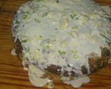 Foto del paso 23 de la receta: pastel de tortilla tres sabores rellena bañada con salsa crema de puerros