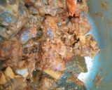 A picture of step 2 of Mazaidar Mutton Teh wali biryani.