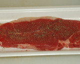 A picture of step 4 of Beef Steak with Onion Sauce.