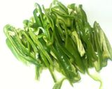 A picture of step 3 of Shio-Kombu and Green Bell Pepper.
