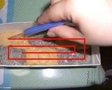 A picture of step 5 of Sesame and Kinako Marbled Japanese Flavored Steamed Bread Made in a Microwave.