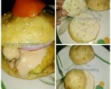 A picture of step 5 of Burger with homemade yeast free burger buns.