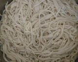 Foto del paso 5 de la receta: Fideos al pesto (100% original)