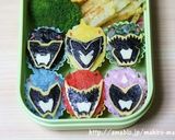 A picture of step 12 of Charaben All 6 Heroes from Zyuden Sentai Kyoryuger.