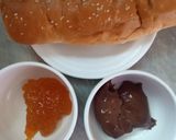 A picture of step 1 of 🍊Orange Nutella tiger 🐅 burger.