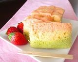 A picture of step 8 of Two-Colored Matcha Adzuki Bean Steamed Cake made with a Hand Mixer.