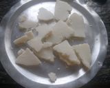 A picture of step 1 of Fried Ugali#My Staple Food Contest.