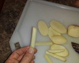 A picture of step 3 of The BEST French fries ever.