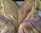 A picture of step 7 of Flat brined roast chicken with lemon and herbs.