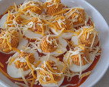 Foto del paso 4 de la receta: Huevos rellenos de anchoas y almendras