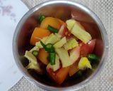 A picture of step 4 of Shalgam Ki Sabzi.