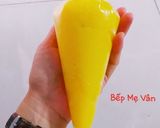 Hình bước làm 1 của món Bánh mì xoắn ốc nhân kem