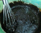 Foto langkah ke 4 dari resep Chewy Brownies shiny (otang/no mixer).