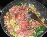 Foto del paso 5 de la receta: Pan marroquí en la sartén relleno de carne picada