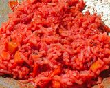 A picture of step 4 of Tricolour Rice.