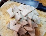 รูปขั้นตอนการทำที่ 2 ของ ข้าวผัดไข่หมูยอ