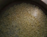 A picture of step 1 of Moong Dal Halwa.