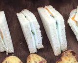Une image de l'étape 3 de Mini sandwich concombre 🥒 fromage frais surimi.