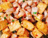 Hình bước làm 2 của món Thịt ba chỉ rang tàu hủ