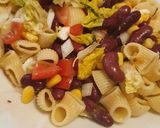 Foto del paso 5 de la receta: Ensalada de pasta y granos rojos