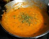 A picture of step 5 of Shahi Paneer.
