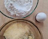 Foto del paso 1 de la receta: Galletas de queso y romero 👻 fantasmitas de Halloween 👻