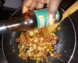 A picture of step 4 of Chinese fried rice.