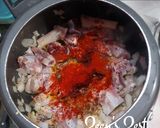 A picture of step 4 of Kashmiri Wazwan Tchere Gosht Korma- Lamb with Dried Apricots.