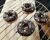 A picture of step 5 of Baked Malpua Doughnuts with Thandai masala.