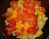 Foto del paso 3 de la receta: ENSALADA DE PAPA, CHOCLO, HUEVOS Y TOMATE