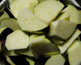 A picture of step 4 of Hot Summer Days Await! Learn the Chef's Way to Prep Eggplants.